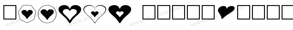 Hearts -BRK-1字体转换